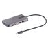 Hub USB Startech 120B-USBC-MULTIPORT Gri 15 W