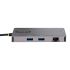 Hub USB Startech 120B-USBC-MULTIPORT Gri 15 W