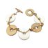 Brățară Damă Guess CWB10902 Ceramică Auriu* Oțel Alb Oțel/Ceramică (21 cm)
