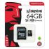 Card de Memorie Micro SD cu Adaptor Kingston SDCS2/128GB exFAT 128 GB