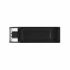 Memorie USB Kingston DT70/128GB usb c Negru 128 GB