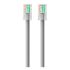 Protector de Supratensiune pentru Cablu Ethernet Belkin RJ45-RJ45, Cat6, 1m Albastru Negru Gri 1 m