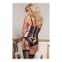 Corset Seven Til Midnight Roz/Negru (S - EU 34-36)