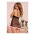 Compleu de lenjerie Seven Til Midnight Negru/Roz