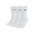 Șosete Sport Nike SX7664 100 Alb 3 perechi