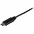 Cablu USB A la USB C Startech USB2AC1M             USB C Negru