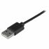 Cablu USB A la USB C Startech USB2AC1M             USB C Negru