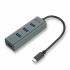 Hub USB i-Tec C31HUBMETAL403 USB x 4 Gri