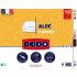 Material de umplutură nordic DODO Aloe Alb 300 g/m² 140 x 200 cm