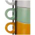 Set de 6 Căni de Cafea Secret de Gourmet Crăciun Cu suport