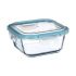 Cutie pentru Prânz 5five Simply Smart Albastru Transparent Geam 800 ml 16 x 16 x 7,5 cm