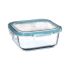 Cutie pentru Prânz 5five Simply Smart Albastru Transparent Geam 1,18 L 18,20 x 18,20 x 7,4 cm