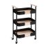 Servírovací vozík 5five Simply Smart Negru 75 x 45,5 x 28,5 cm