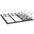 Set de Aperitiv Secret de Gourmet Negru Slate (30 x 30 cm)