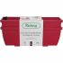 Ghiveci Riss RIV1687434768649 Roșu Plastic Dreptunghiular (2 Unități)