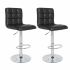 Taburet Negru (2 Piese)