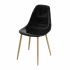 Scaun de Sufragerie Clody 6 Unități Negru 47 x 54 x 84 cm