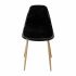 Scaun de Sufragerie Clody 6 Unități Negru 47 x 54 x 84 cm