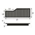 Filtru de aer Green Filters P965006