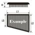 Filtru de aer Green Filters P950303
