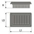 Filtru de aer Green Filters P960154