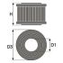 Filtru de aer Green Filters R086753