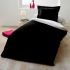 Husă de pilotă Lovely Home Negru Bicolor 140 x 200 cm
