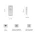 Detector de Deschidere pentru Uși și Ferestre Konyks Senso Charge 2 Wi-Fi 2,4 GHz