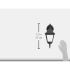 Lampă de perete Brilliant 44282/06 Negru Metal 60 W E27