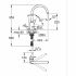 Kitchen Tap Grohe Get - 31494001 În formă de C Metal