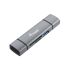 Cititor de Carduri Equip 245460 Negru Gri