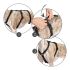 Ham pentru câini Hunter 38-52 cm Maro Negru XS/S