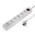 Placă de Circuit 6 Puncte de Conectare Schuko Hama 00030384 1,4 m Alb (1,4 m)