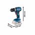 Burghiu percutor BOSCH Professional GSB 18V-45 18 V