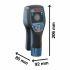 Detector de structuri BOSCH D-Tech 120 12 V