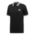 Tricou Polo cu Mânecă Scurtă Bărbați Adidas CLUB SOLID POLO DX1806 Negru Poliester Bărbați XS