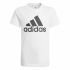 Tricou cu Mânecă Scurtă Adidas Essentials  Alb