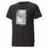 Tricou cu Mânecă Scurtă Copii Puma Essentials+ Street Art Grap Negru