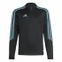 Hanorac de Antrenament pentru Adulți Adidas Tiro23 Club Alb Negru