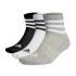Șosete Sport Adidas 3 STRIPES CUSHIONED MID CUT IC1318 Negru 3 perechi