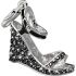 Charm Damă Glamour GS2-01 Negru (4 cm)