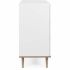 Dulap cu Sertare Scandinavian Alb 79,8 x 40 x 86,5 cm