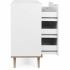 Dulap cu Sertare Scandinavian Alb 79,8 x 40 x 86,5 cm