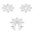 Gloria Set Argintiu Mystim (3 pcs)