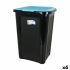 Coș de gunoi Tontarelli Coverline Albastru 44 L Negru 38,5 x 34,5 x 54,5 cm (6 Unități)