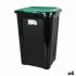 Coș de gunoi Tontarelli Coverline Verde 44 L Negru 38,5 x 34,5 x 54,5 cm (6 Unități)