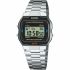 Ceas Unisex Casio A163WA-1QES Oțel inoxidabil Digital Gri Argintiu