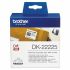 Rolă de Hârtie Continuă Brother DK-22225 Alb Negru/Alb