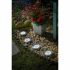 Bec cu placă solară Smart Garden Podea Negru Aluminiu (4 Unități)