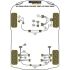 Silentblock Powerflex PFR1-819-14 Bara de armare